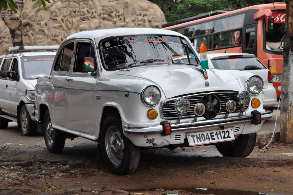 In Indien sind noch zahlreiche Oldies unterwegs