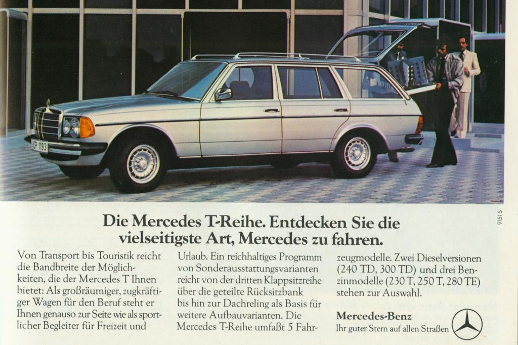 Mercedes-Benz W123 T-Model ab 1977