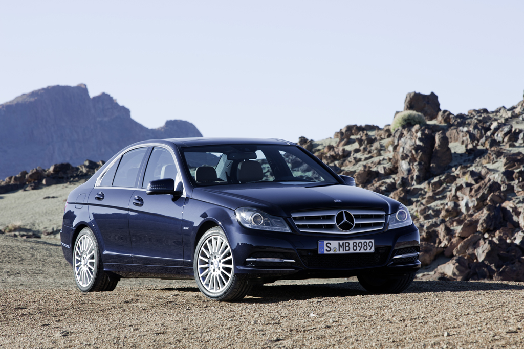 Mercedes-C-Klasse: So sieht die Limousine der Kompaktbaureihe aus.
