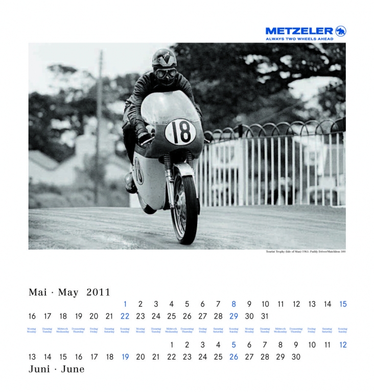 Metzeler bringt Classic-Kalender 