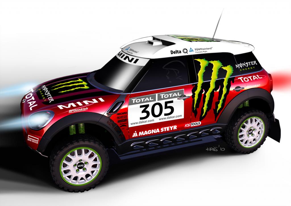 Mini startet bei der Rallye Dakar