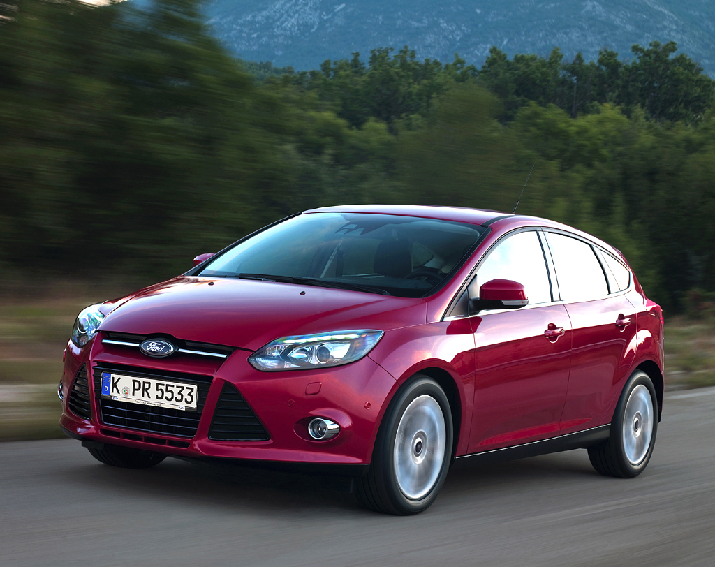 Neu in 2011: Ford Focus, hier als fünftüriges Fließheck. 