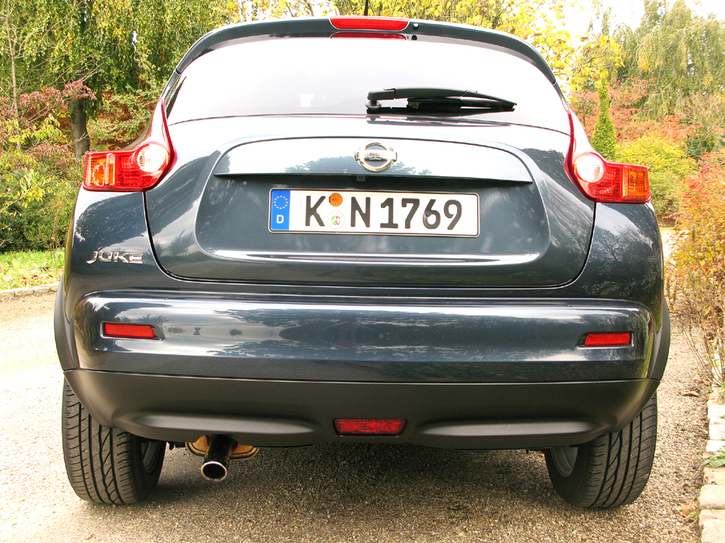 Nissan Juke: Heckansicht. 