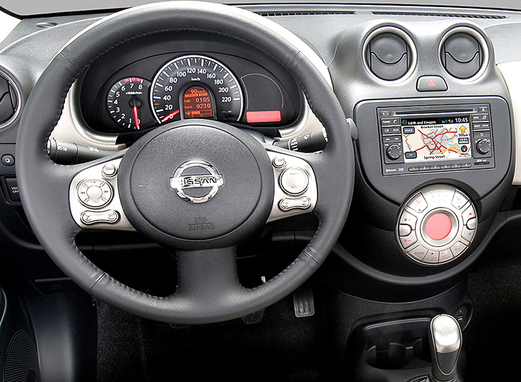 Nissan Micra: Blick in den Innenraum. 