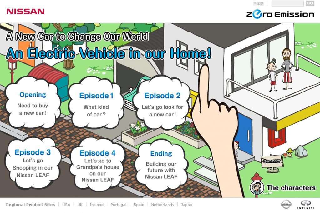 Nissan: Mit Comic-Kindern für den Klimaschutz  