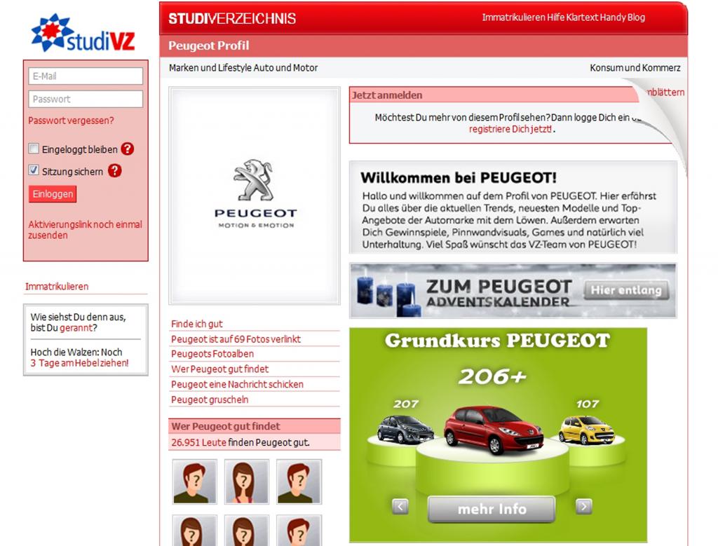 Peugeot auf 