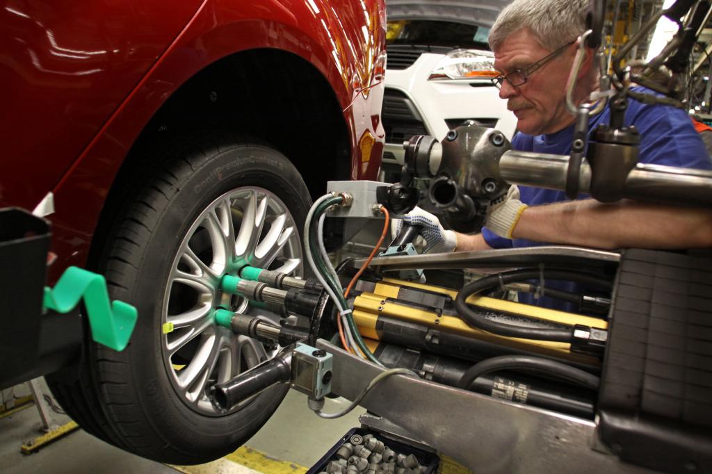 Produktionsbeginn des neuen Ford Focus in Saarlouis.