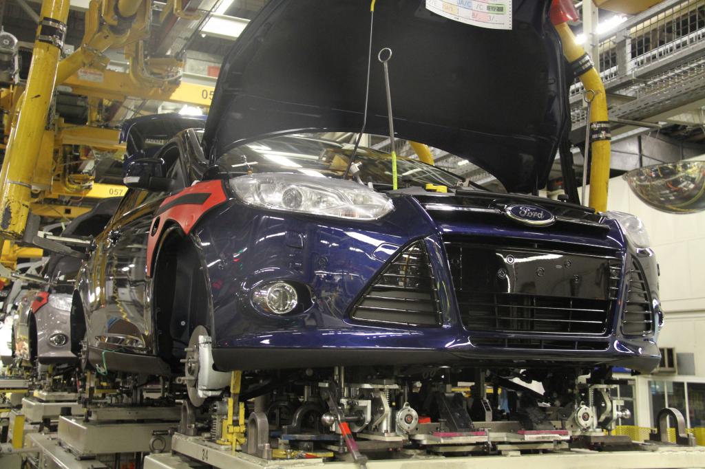 Produktionsbeginn des neuen Ford Focus in Saarlouis.