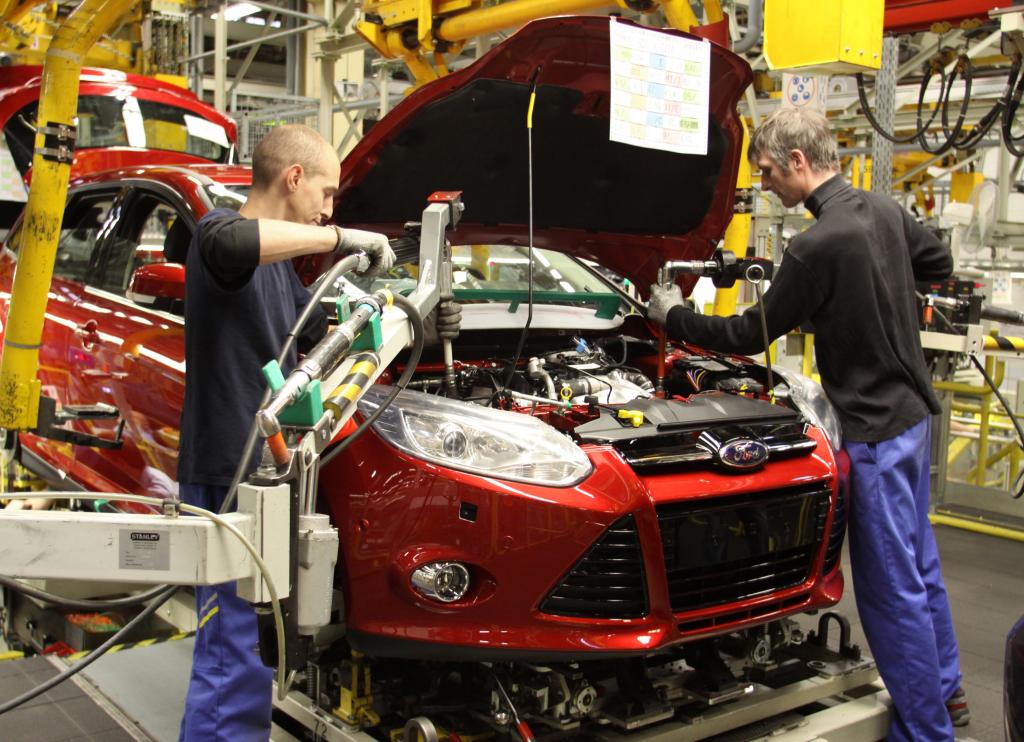 Produktionsbeginn des neuen Ford Focus in Saarlouis.