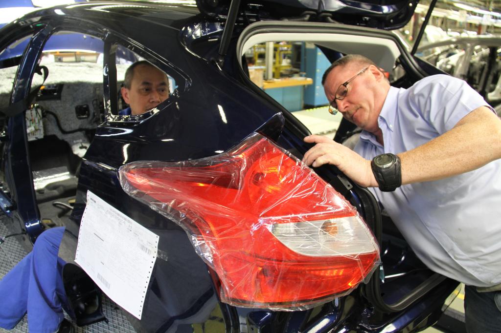 Produktionsbeginn des neuen Ford Focus in Saarlouis.