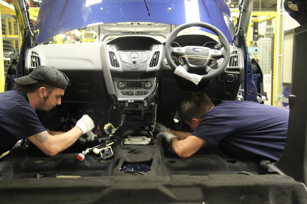 Produktionsbeginn des neuen Ford Focus in Saarlouis.