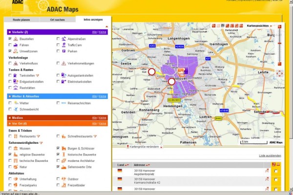 Umfangreiche Infos zu Verkehr und Reise 