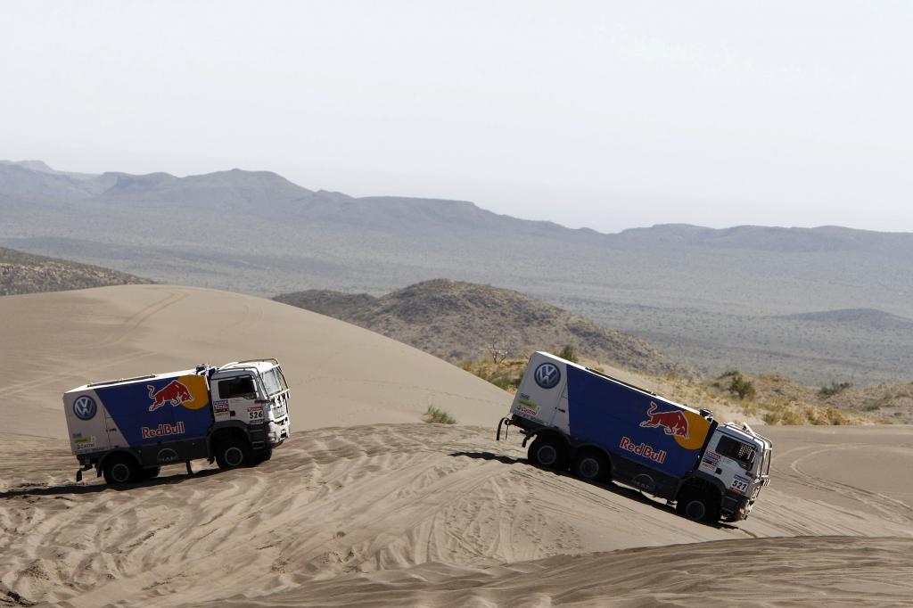 Volkswagen Motorsport bei der Rallye Dakar.