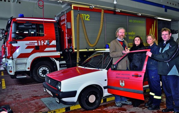 Volkswagen-Museum übernimmt Golf II von der Feuerwehr