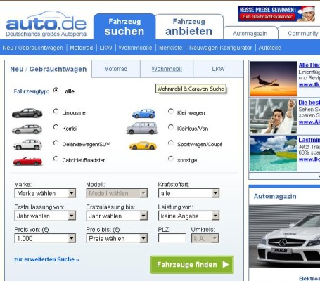 Wo kaufe ich mein Auto? - Teil 7: Das Internet.