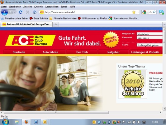 ace-online.de ist 