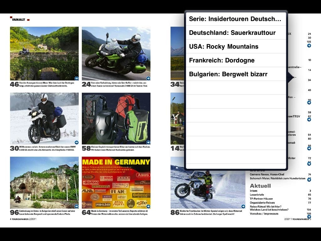 „Tourenfahrer“-App.