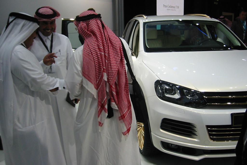 24-Karat Gold ziert den VW Touareg