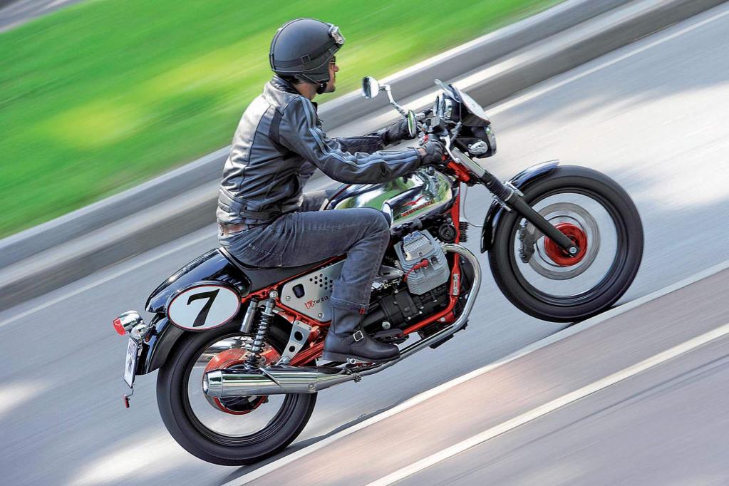 Auch für Retro-Fans gibt es auf der Motorrad-Messe Leipzig vielrlei Leckerbissen. 