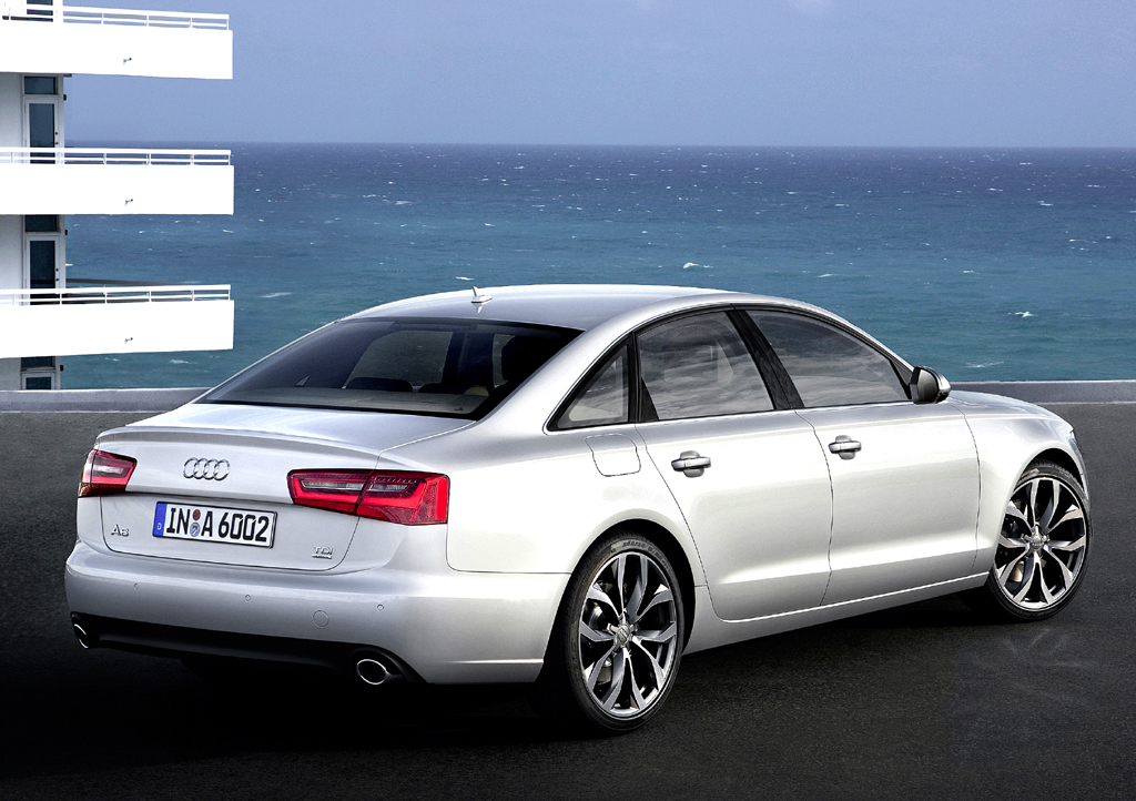 Audi A6: Design-Anleihen an Modelle wie den größeren A8 oder auch die eleganteren A5 oder A7 sind unverkennbar.
