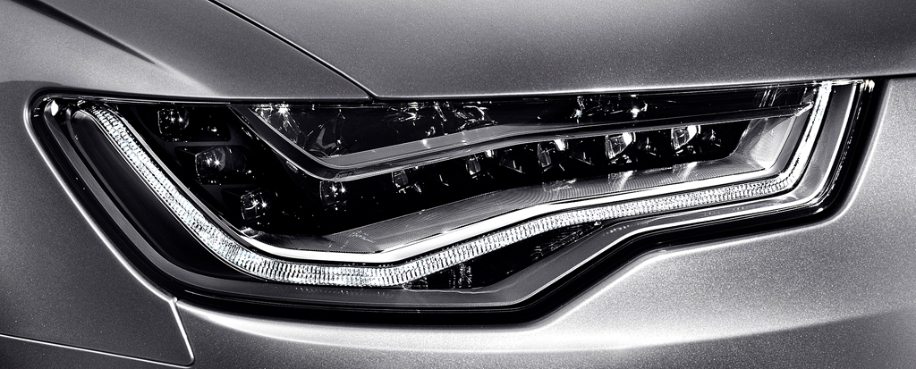 Audi A6: Moderne Leuchteinheit vorn. 