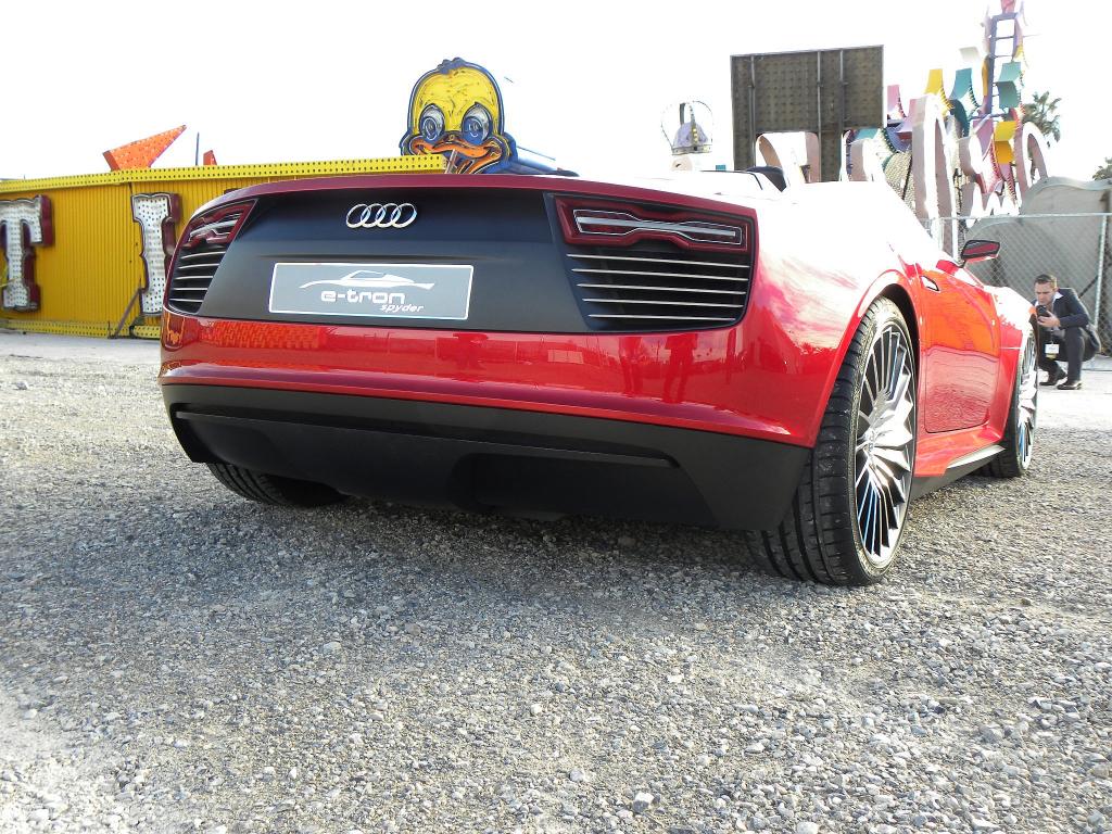 Audi E-tron Spyder.