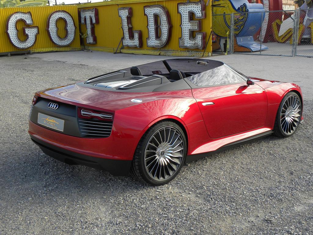 Audi E-tron Spyder.