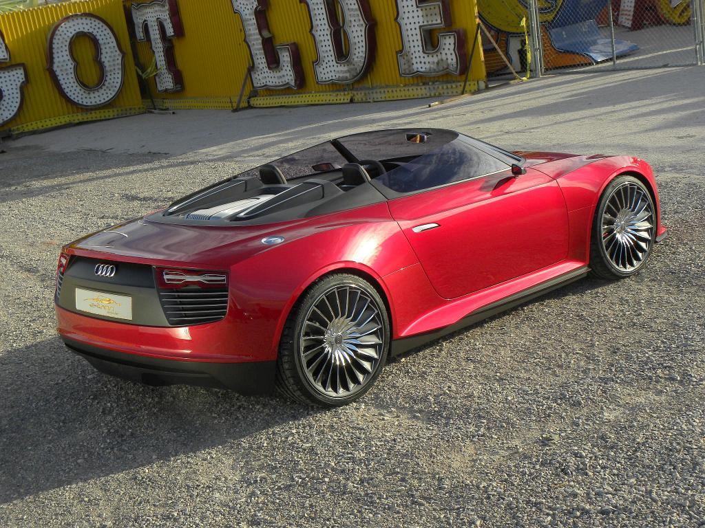 Audi E-tron Spyder.