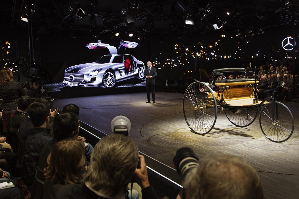 Auftaktveranstaltung von Mercedes-Benz in Detroit.