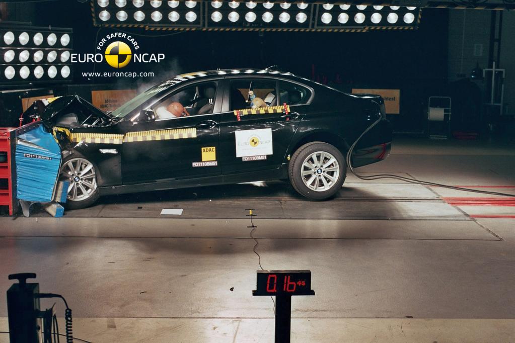 Crashtest: Gute Ergebnisse bei erschwerten Bedingungen