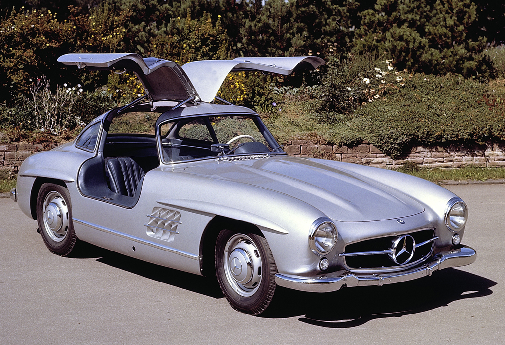 Der Mercedes-Benz-Flügeltürer 300 SL ist legendär. 