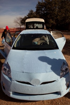 Der Toyota Prius mit Pullover, Bild von: Toyota