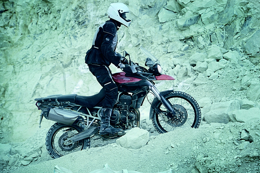Die britische Traditionsmarke Triumph zeigt in Leipzig mit der Tiger 800 XC eine neue handliche Geländemaschine.