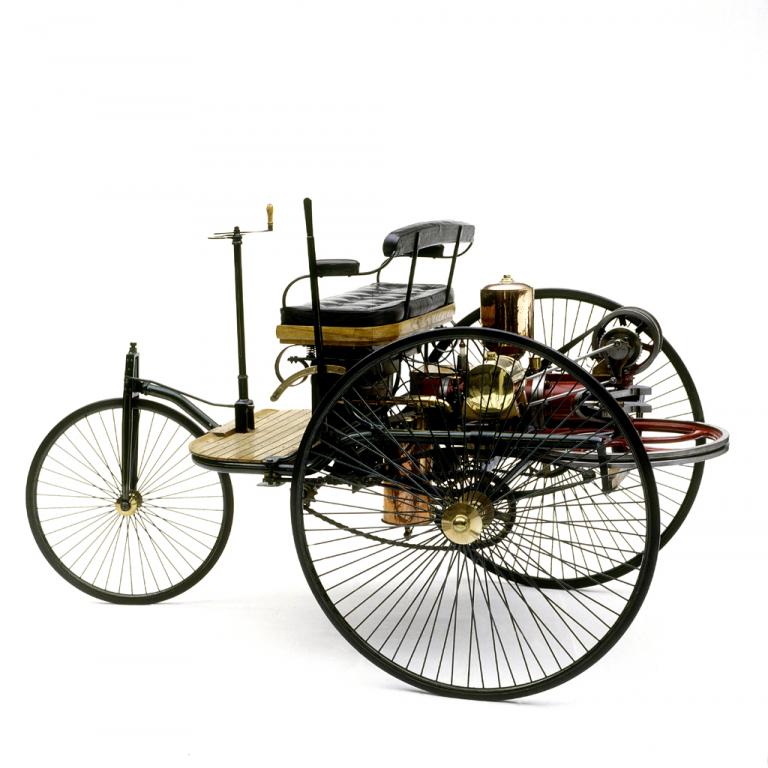 Diesen dreirädrigen Motorwagen hat sich Carl Benz vor 125 Jahren patentieren lassen. 