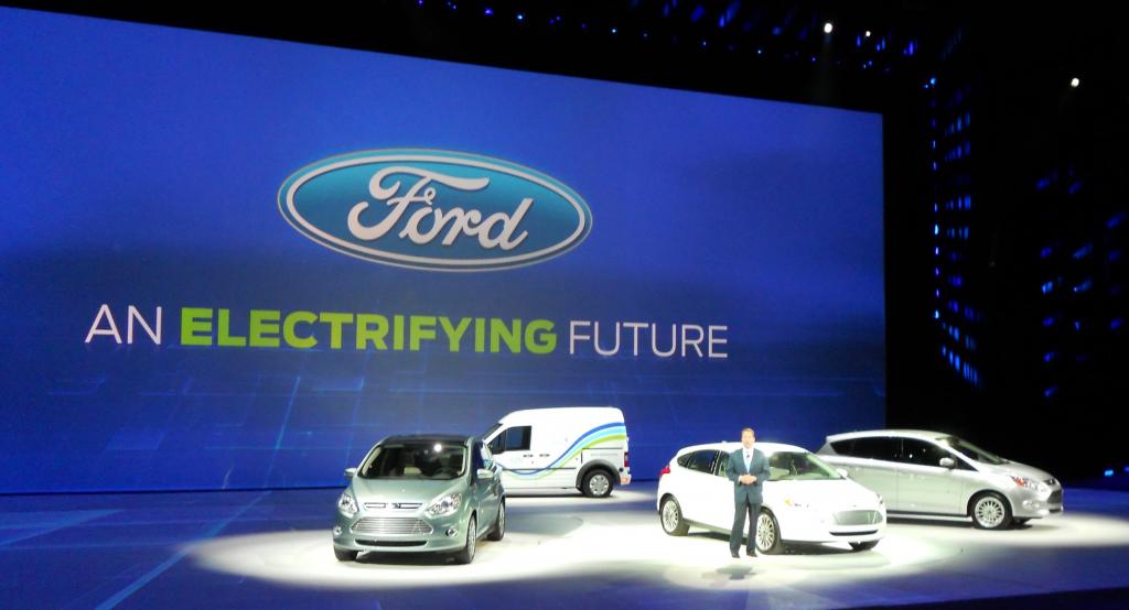 Elektro-Flotte von Ford.