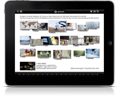 Erste iPad App von Smart verfügbar