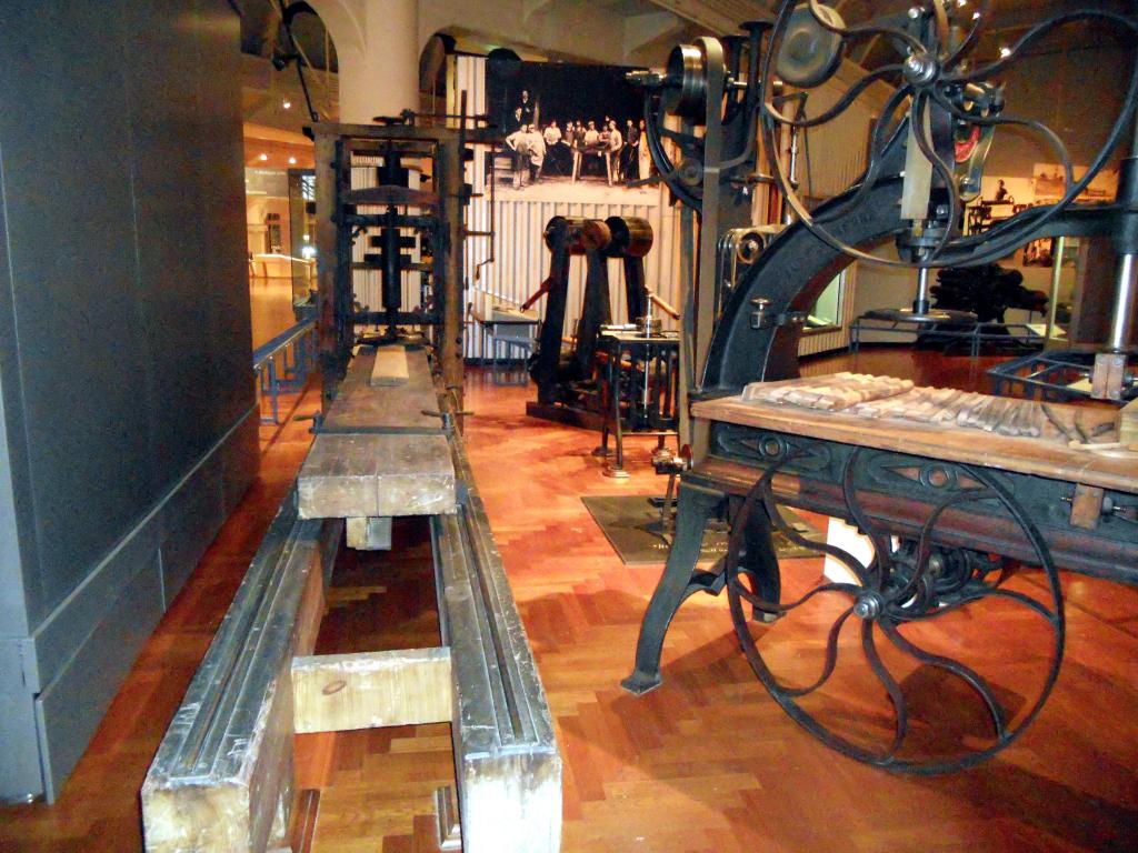 Fließband aus Holz - Daniels Planer von 1870.