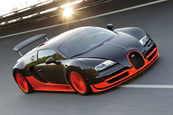 Forbes Liste: Die zehn teuersten Autos der Welt. Bugatti Veyron 16.4 Super Sport.