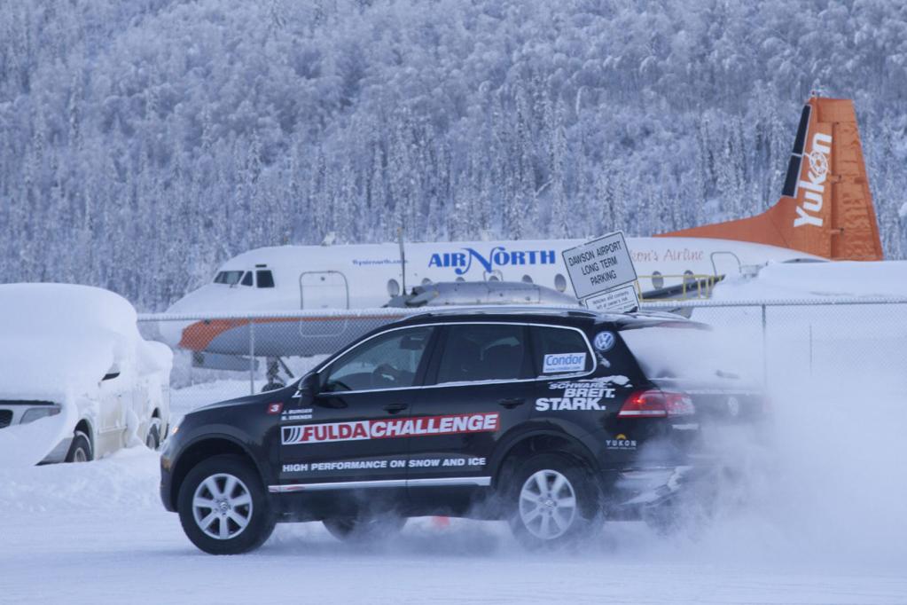 Fulda Challenge: Gefrierprobe für den VW Touareg 