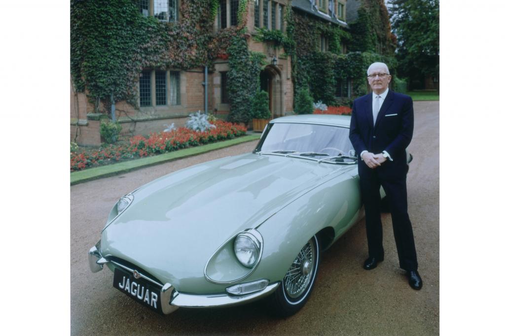 Jaguar E-Type mit Willam Lyons, 1961