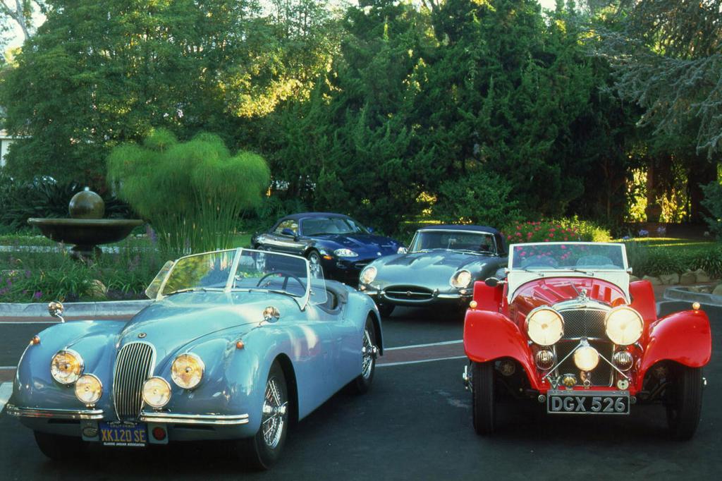 Jaguar XK 120, XK8, E-Type und SS 100