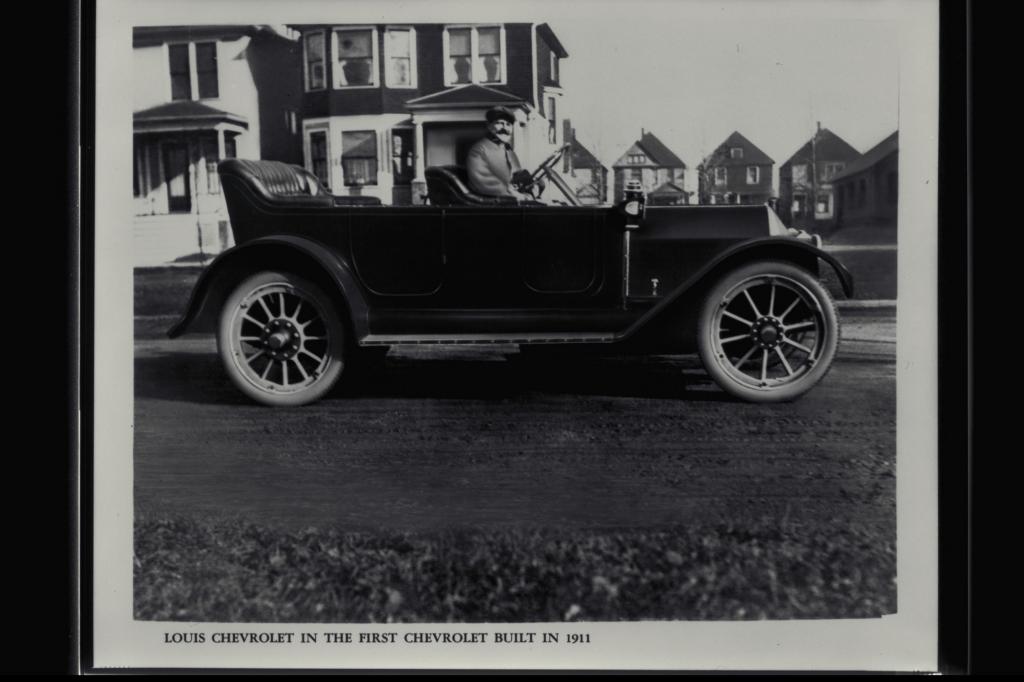 Louis Chevrolet im ersten Chevy, 1911