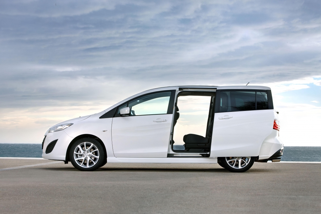 Mazda5 mit neuem aufgeladenem 1.6 MZ-CD Common Rail Diesel verfügbar