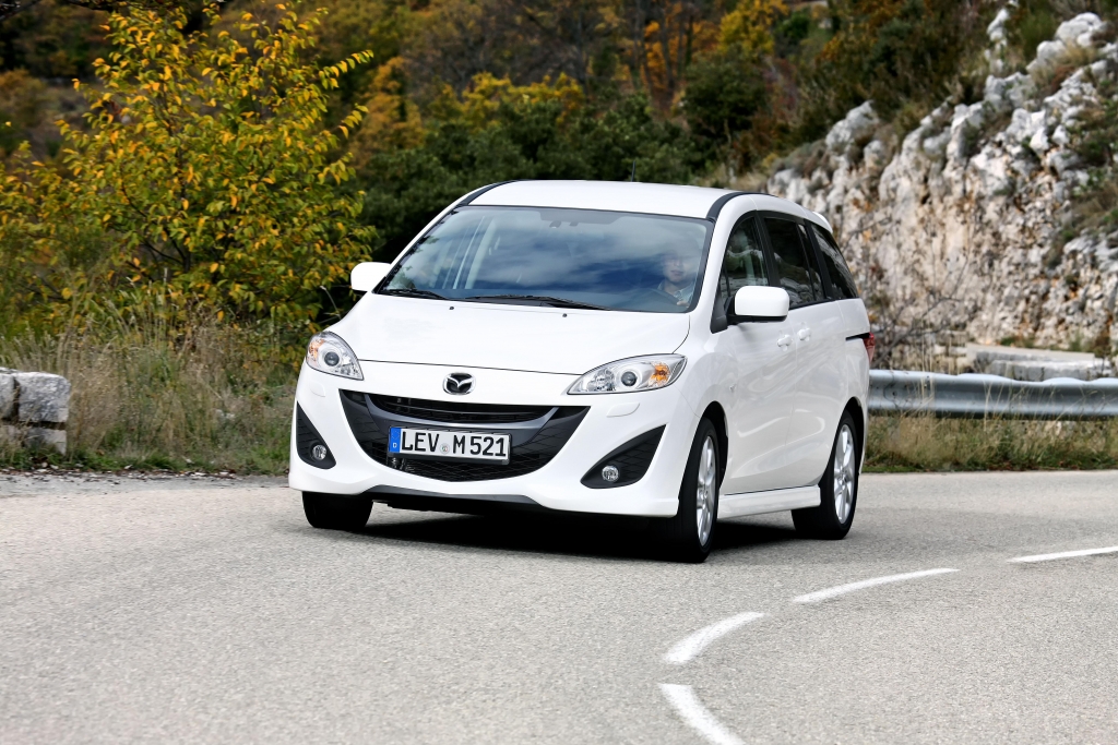 Mazda5 mit neuem aufgeladenem 1.6 MZ-CD Common Rail Diesel verfügbar