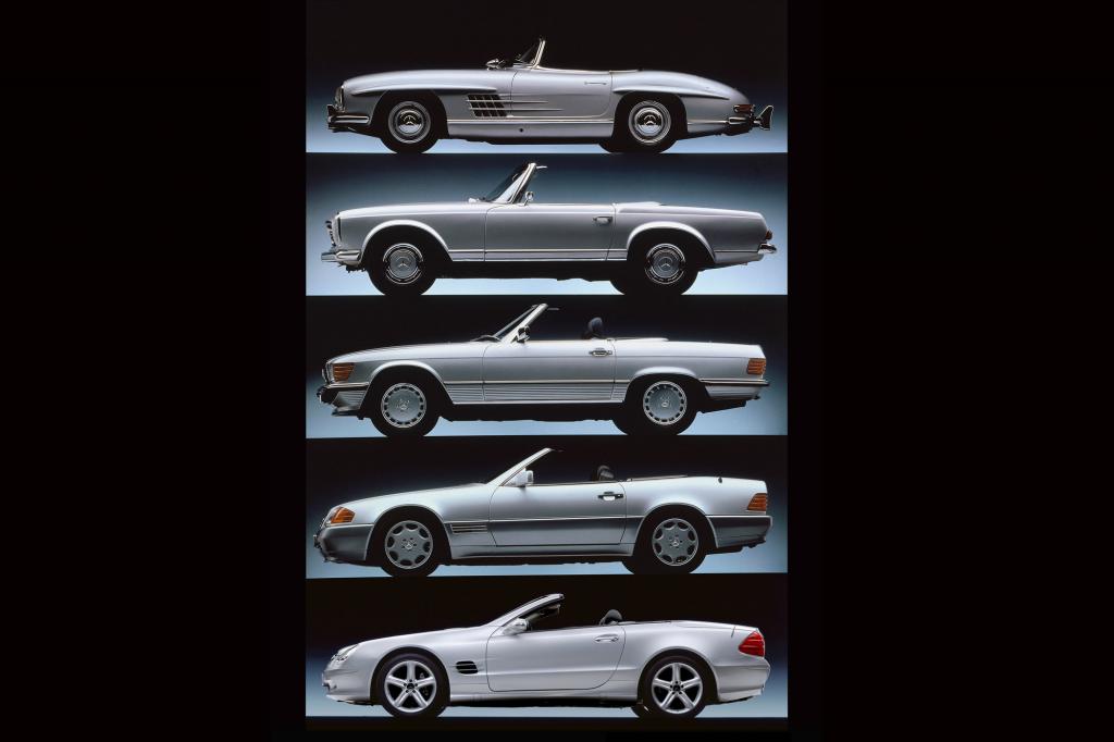 Mercedes Benz SL 50 Jahre und fünf Generationen