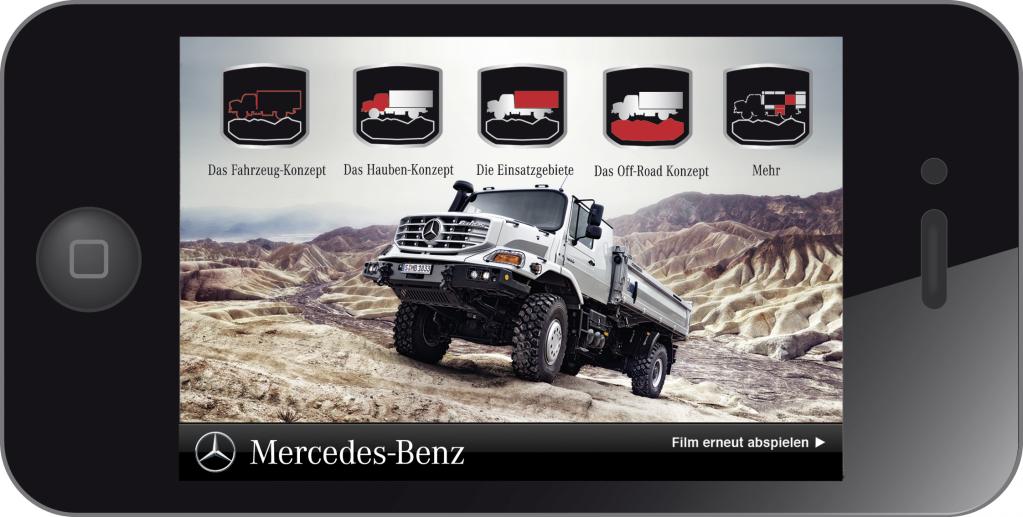 Mercedes-Benz bringt den Zetros aufs iPhone