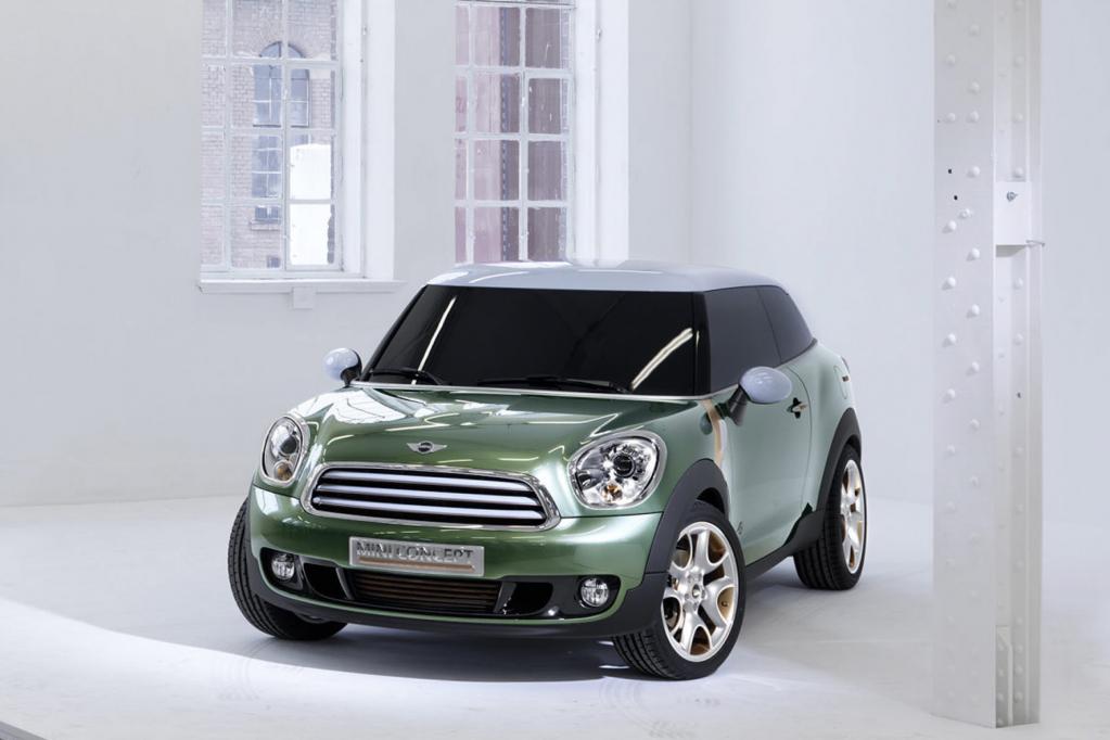 Mit Farben punktet der kleine Mini Paceman. 