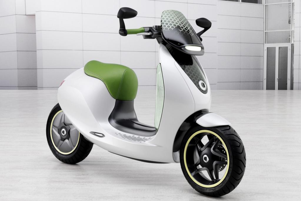 Ob der Smart Escooter tatsächlich in die Schauräume rollen wird ist ungewiss. 