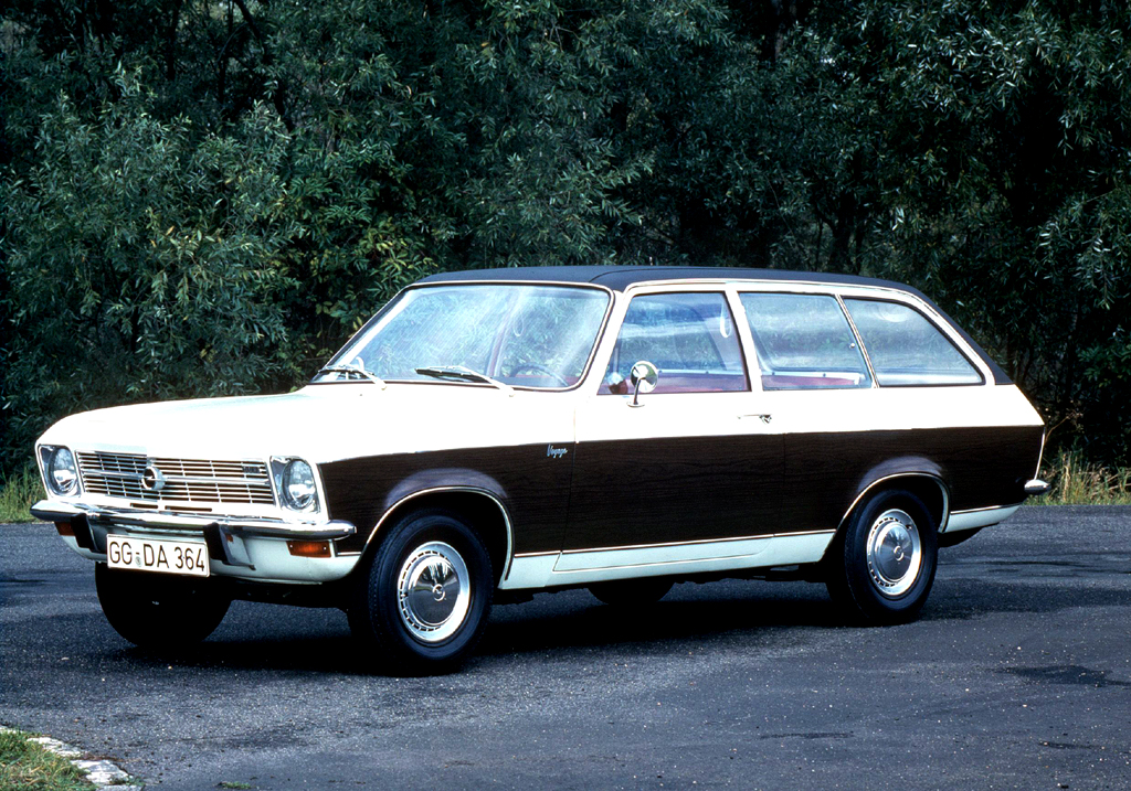 Opel-Kombi Ascona A Voyage, 1970 bis 1975. 