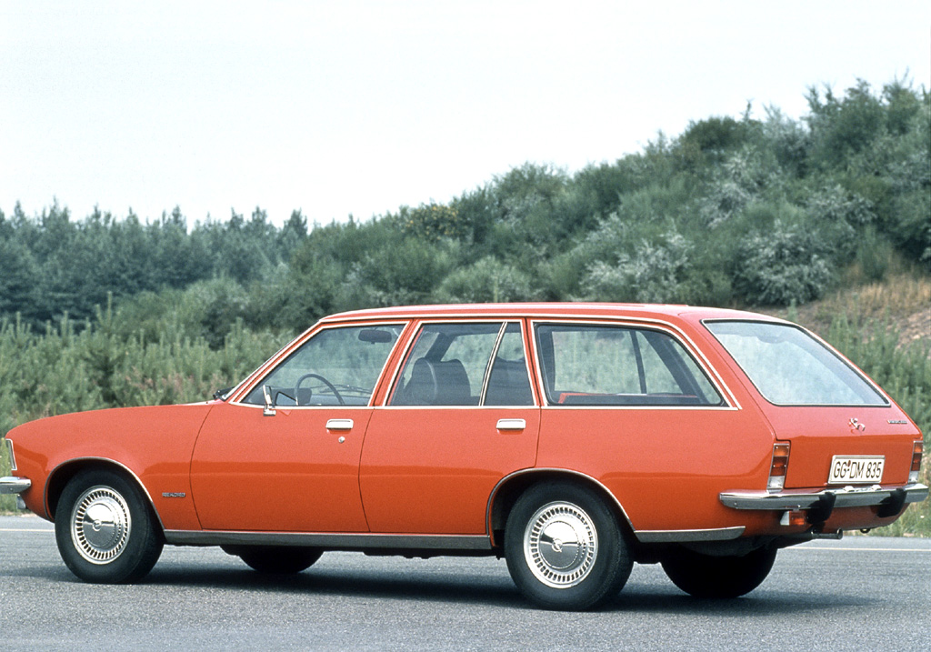 Opel-Kombi Rekord D Caravan, 1972 bis 1977. 